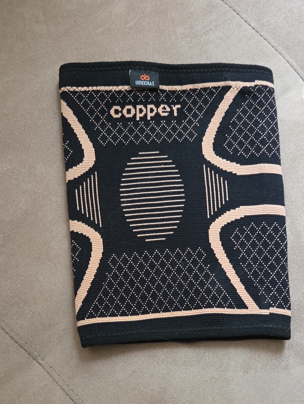 Copper Knee Sleeve Support - Black/Copper,  Size 2xl, NWOT